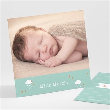 Remerciement naissance nos petits nuages