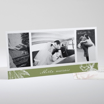 Remerciement mariage intemporel