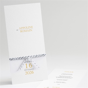 Menu mariage doux plaisir