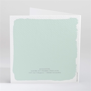 Faire-part naissance ma petite voiture vintage - Dos du faire-part