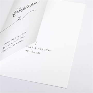 Livret de messe mariage dis moi oui! - Détail du livret