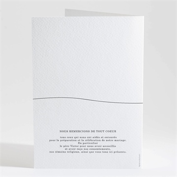 Livret de messe mariage dis moi oui! - Dos du livret