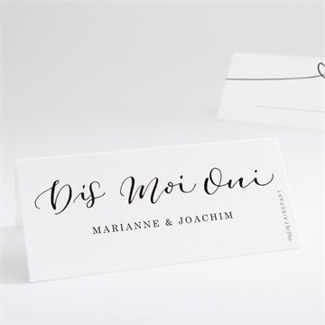 Marque-place mariage dis moi oui!