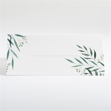 Marque-place mariage douceur du pinceau - Dos du marque-place