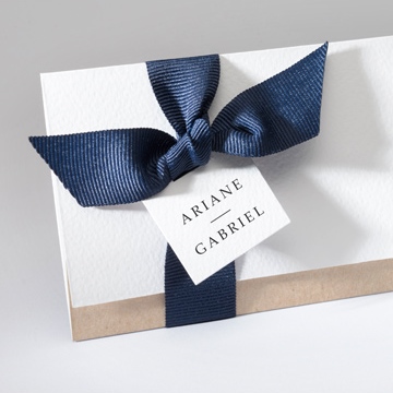 Faire-part mariage douce harmonie - Détail du faire-part