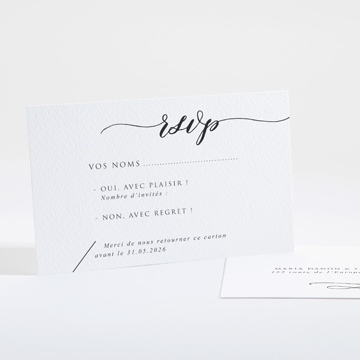 Carton réponse mariage elle a dit oui pocketfold