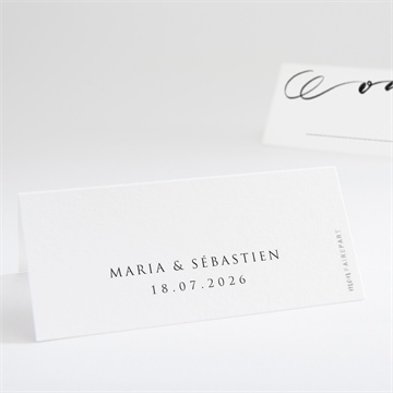 Marque-place mariage elle a dit oui pocketfold