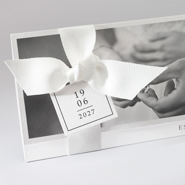 Faire-part mariage liés pour toujours - Détail du faire-part