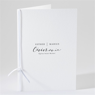 Livret de messe mariage liés pour toujours