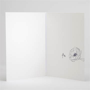 Livret de messe mariage chic et moderne - Intérieur du livret