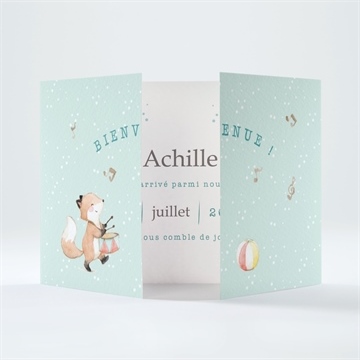 Faire-part naissance ma jolie fanfare