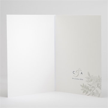 Livret de messe mariage esperluette - Intérieur du livret