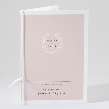 Livret de messe mariage médaillon