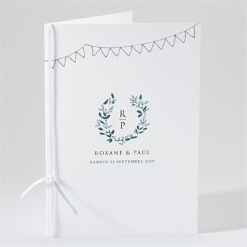 Livret de messe mariage belle couronne