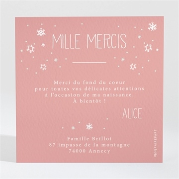 Remerciement naissance constellation