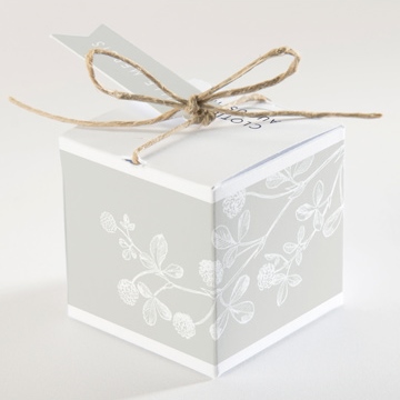 Boîte de dragées mariage esperluette - Dos de la boîte