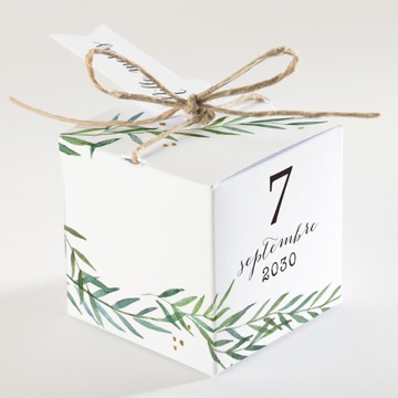 Boîte de dragées mariage oui ! - Dos de la boîte