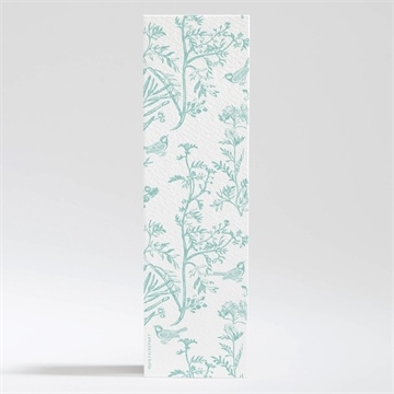 Signet baptême gravure en rond - Dos du signet