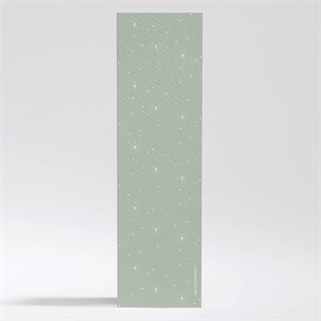 Signet baptême tendre scène - Dos du signet