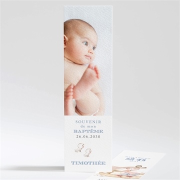 Signet baptême illustration animaux