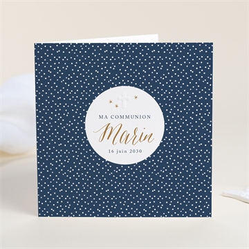 Faire-part communion relief