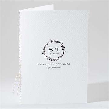 Livret de messe mariage gravure secrète