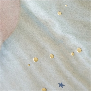 Remerciement naissance douce nuit - Marquage à chaud OR