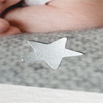 Remerciement naissance signature - Marquage à chaud ARGENT