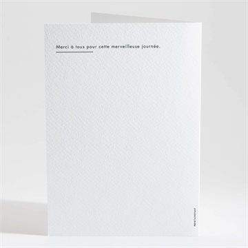 Livret de messe mariage le grand jour - Dos du livret