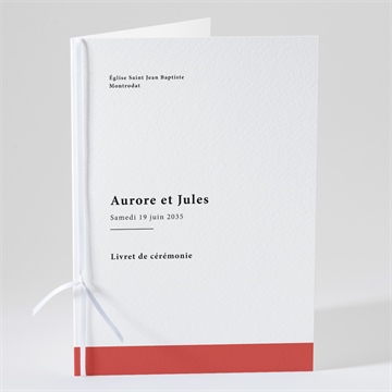 Livret de messe mariage enlacés