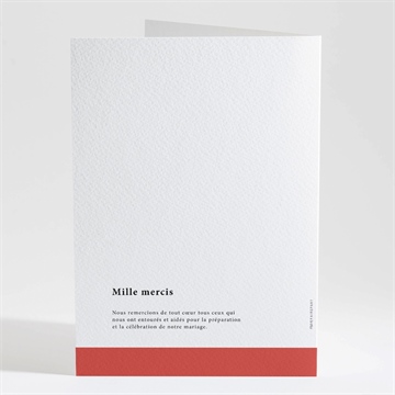 Livret de messe mariage enlacés - Dos du livret