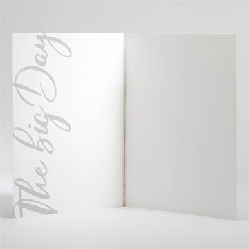 Livret de messe mariage the big day - Intérieur du livret