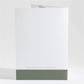 Livret de messe mariage the big day - Dos du livret