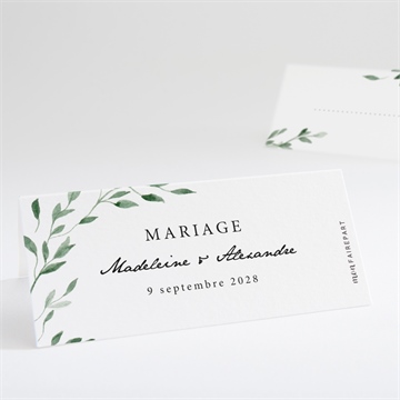 Marque-place mariage a l'ombre de l'olivier