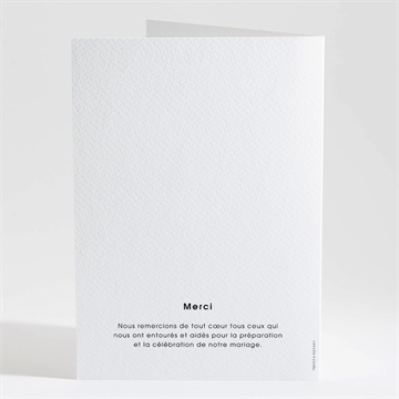 Livret de messe mariage tendresse - Dos du livret