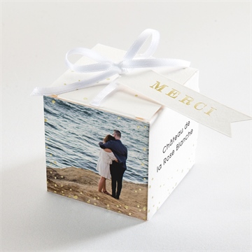 Boîte de dragées mariage tendresse