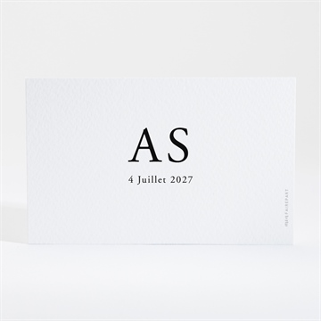 Carton réponse mariage que je t'aime - Dos du carton