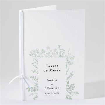 Livret de messe mariage belle nature
