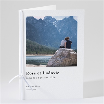 Livret de messe mariage mon roc