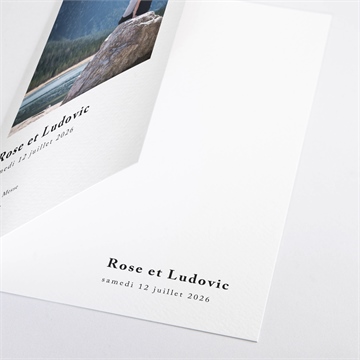 Livret de messe mariage mon roc - Détail du livret