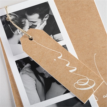 Faire-part mariage photomaton - Détail du faire-part