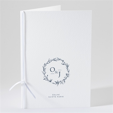 Livret de messe mariage délicatesse