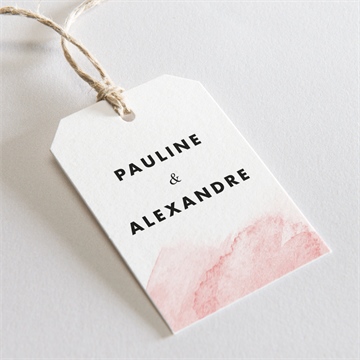 Etiquette mariage elegantes nuances