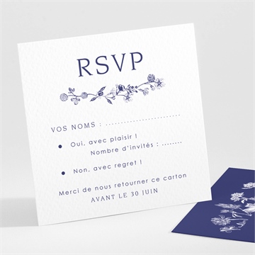 Carton réponse mariage atmosphère