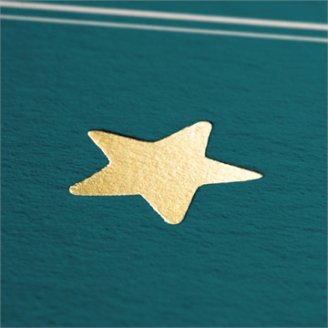 Remerciement naissance il était une fois - Marquage à chaud OR