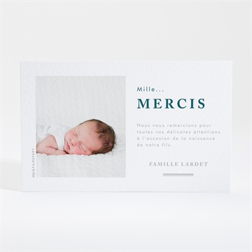 Remerciement naissance il était une fois - Dos de la carte