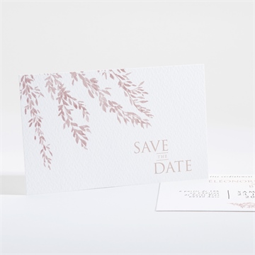 Carton d'invitation mariage sous le saule
