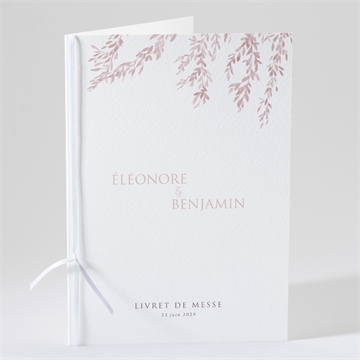 Livret de messe mariage sous le saule
