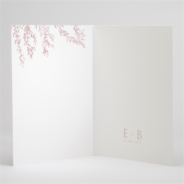 Livret de messe mariage sous le saule - Intérieur du livret