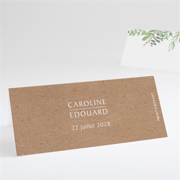 Marque-place mariage feuillage d'été magnet